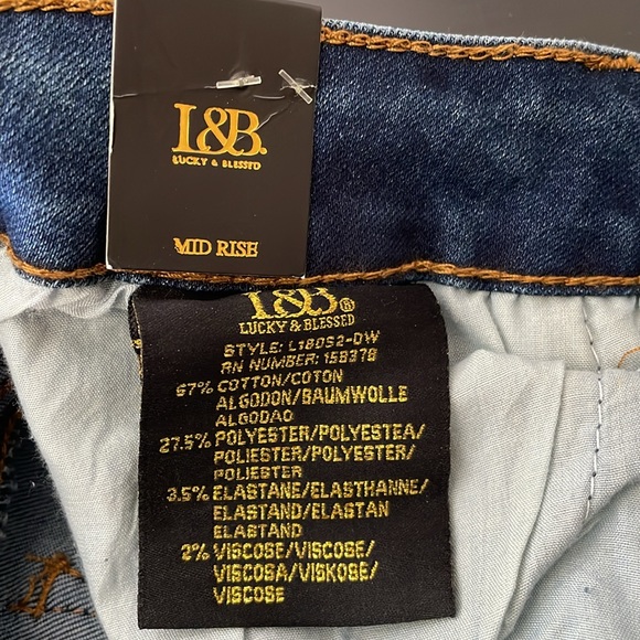 Lucky & Blessed Mid Rise Ankle Skinny Size 10 - Picture 7 of 8